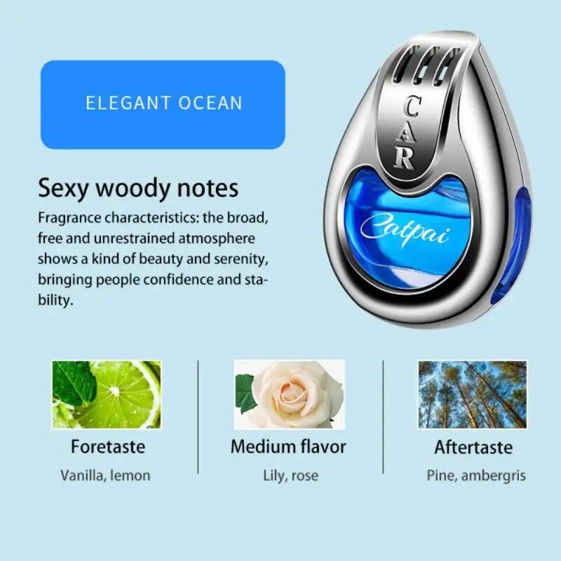 Lisslune | Car Air Fresher Vent Diffuser with Long-lasting Perfume Scent
