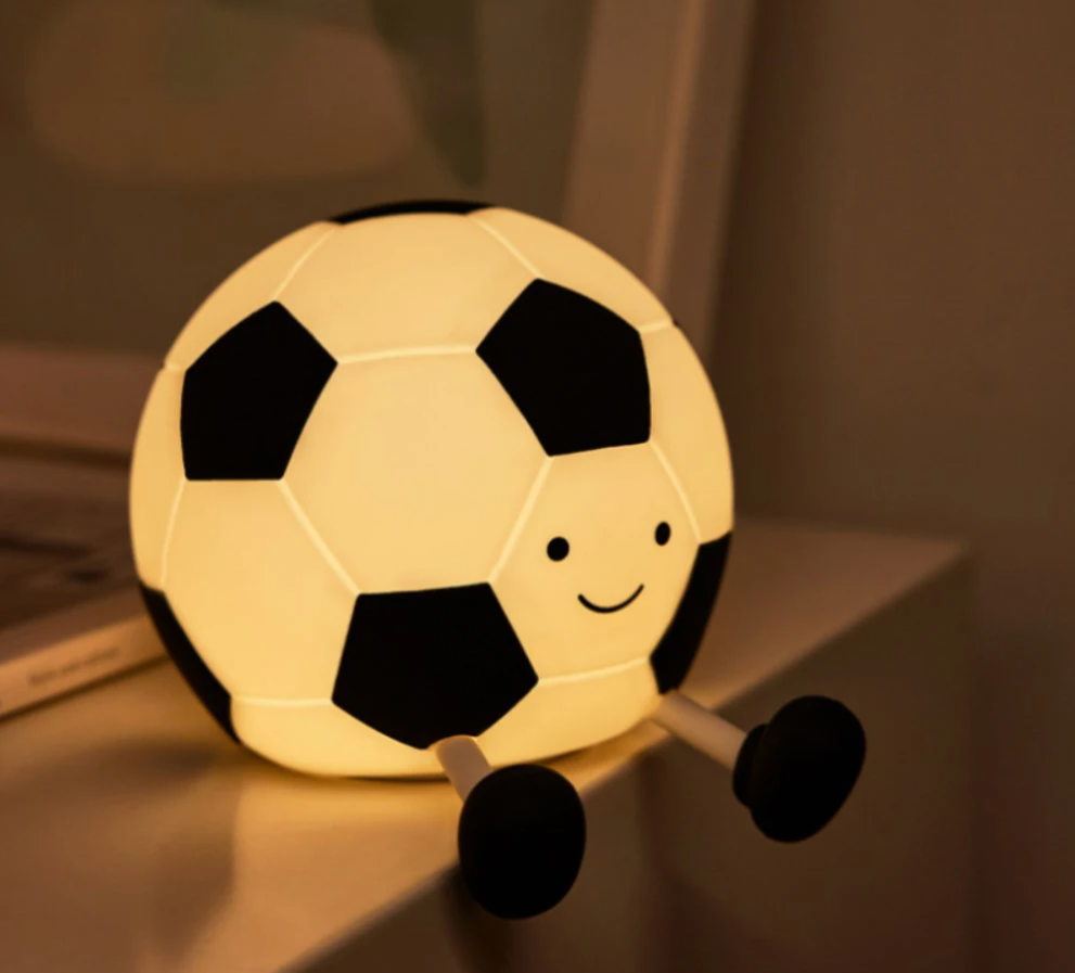 Lisslune | Rechargeable Soccer Ball Silicone Night Light – GlowKick