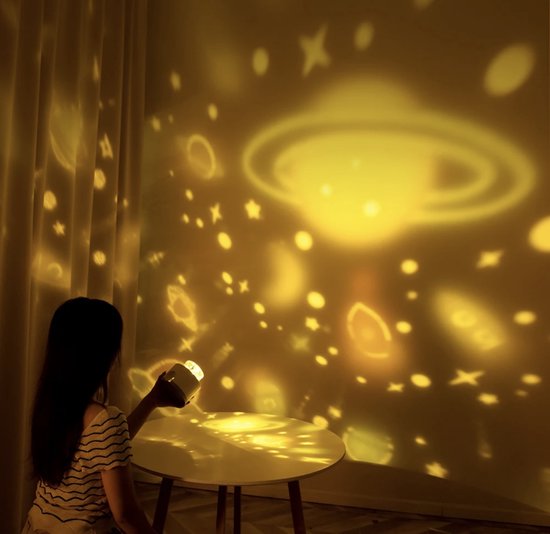 Lisslune | Magical Children's Room Lamp with Star Effect