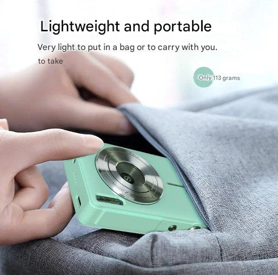 Lisslune | Vintage Digital Camera – Snapora | Retro Style Compact Camera with 1080p HD