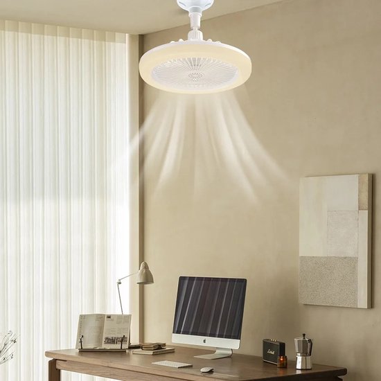 Lisslune | AeroGlow - Modern LED Ceiling Fan with Remote Control
