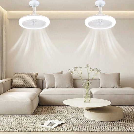 Lisslune | AeroGlow - Modern LED Ceiling Fan with Remote Control