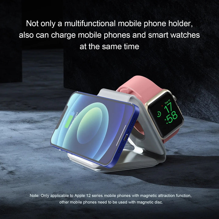 Lisslune | Magnetic foldable wireless charger, compact charging, anytime, anywhere!