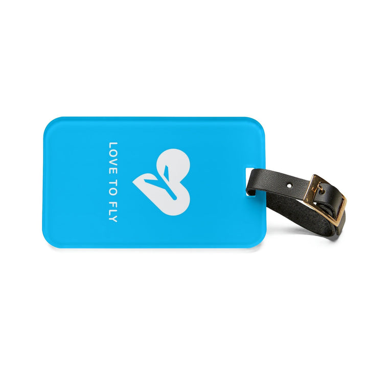 Lisslune | Personalized Peekaboo Acrylic Luggage Tag Set with Elegant Leather Strap - Must-Have Travel Accessories