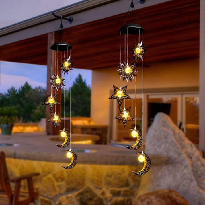 Lisslune | Sun Moon Star Solar Pendant Lights