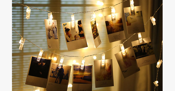 Lisslune | LED Photo String Lights – Brighten up your room with happy memories