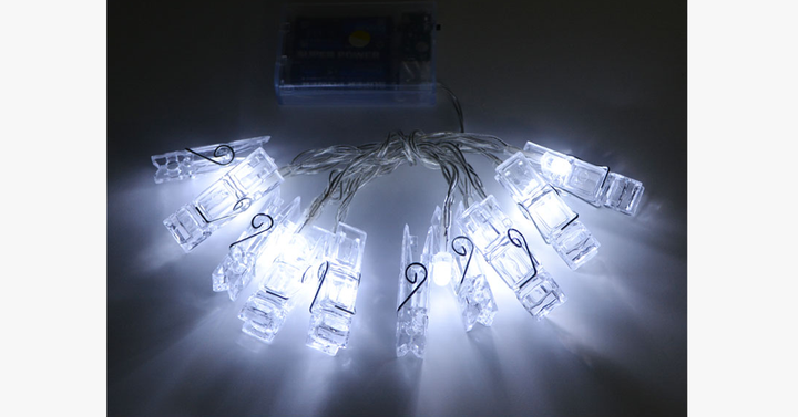 Lisslune | LED Photo String Lights – Brighten up your room with happy memories