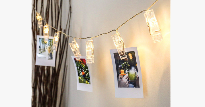 Lisslune | LED Photo String Lights – Brighten up your room with happy memories