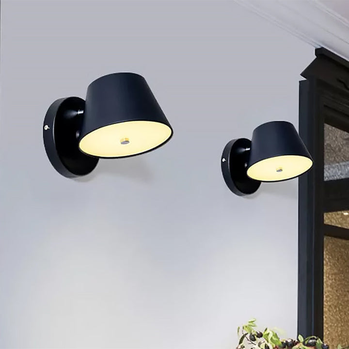 Skørter | Nordic Tapas Shadow Wall Lamp Metal Black/White Wall Lighting for BedroomStudy Room