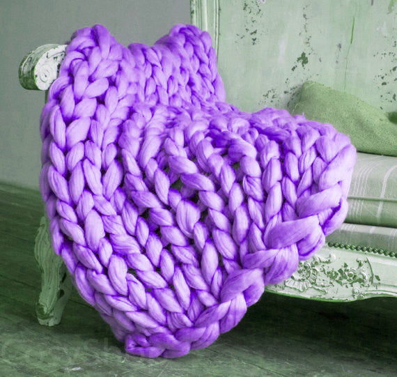 Lisslune | Chunky Knit Blanket