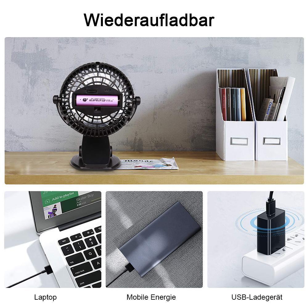 Lisslune | 360 ° Portable & Rechargeable Lithium-Ion Fan