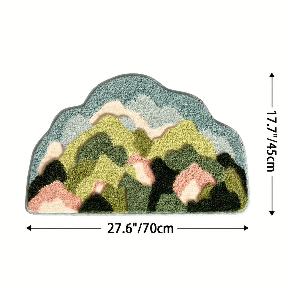 Lisslune | FlorSoft - Extra absorbent bath mat with floral pattern