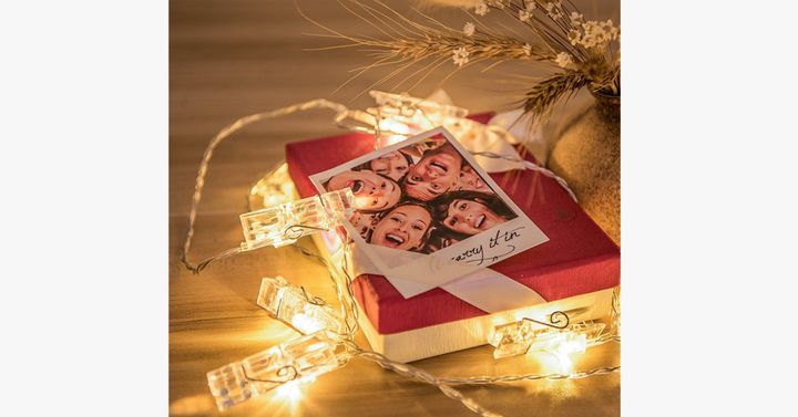 Lisslune | LED Photo String Lights – Brighten up your room with happy memories