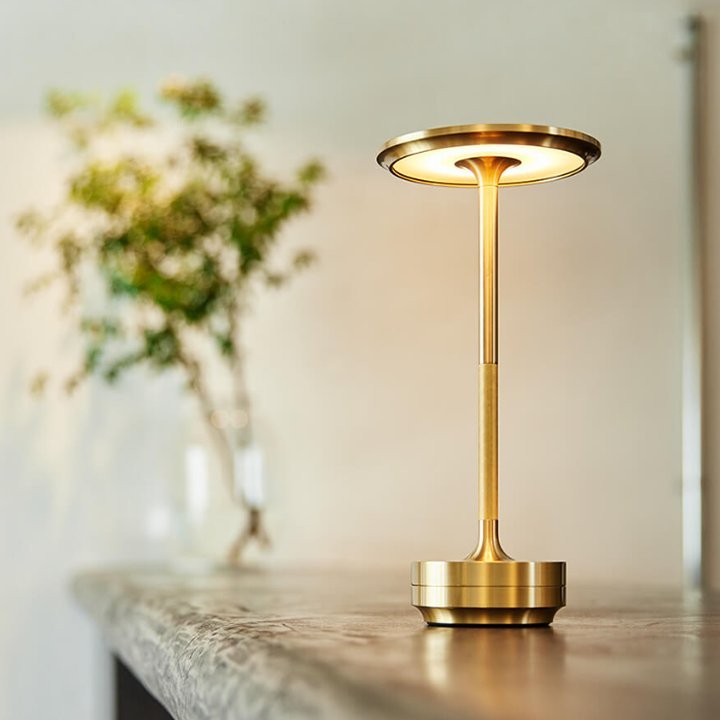 Lisslune | Cordless Table Lamp - Dimmable & Rechargeable Desk Light