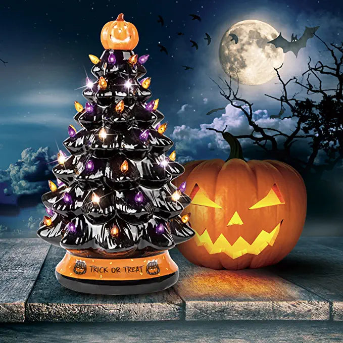 Lisslune | Halloween Colored lights Christmas Tree