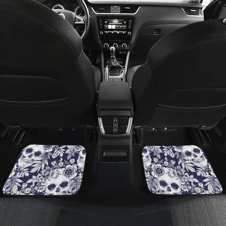 Lisslune | Chic Skull Floral Picture Mats