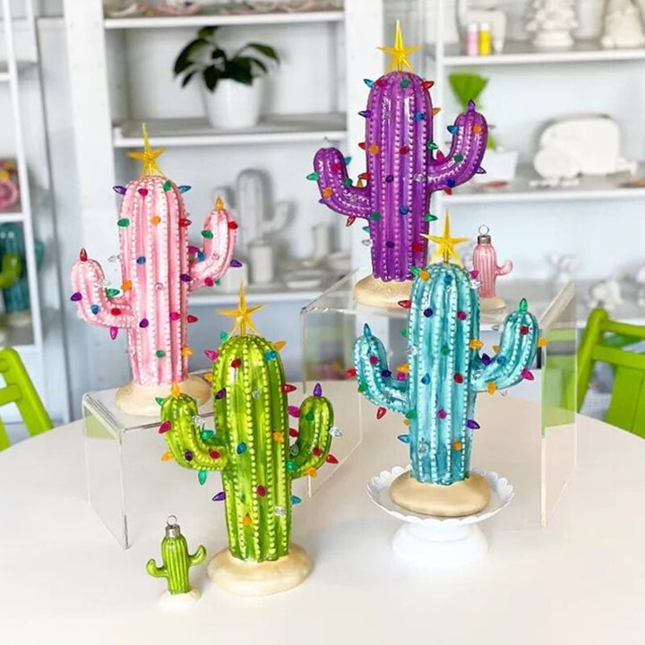 Lisslune | Vintage Christmas Luminous Cactus