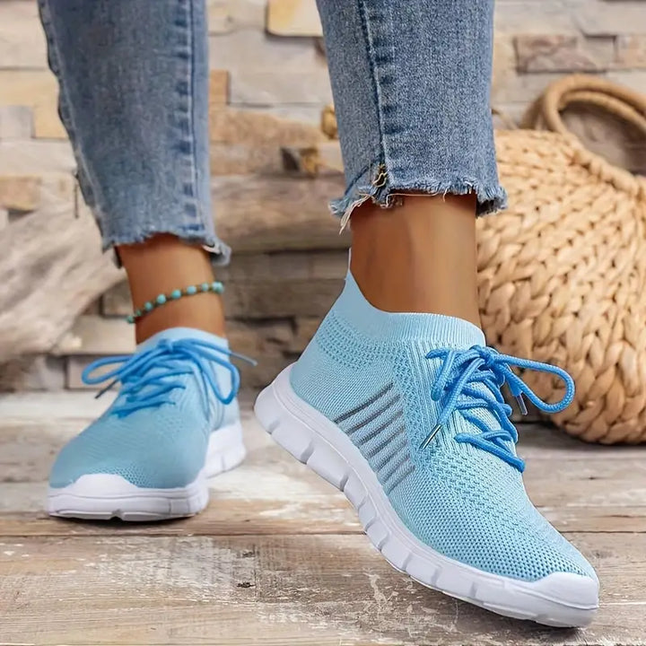 Lisslune | Breathable Lace-Up Running Trainer Sneakers