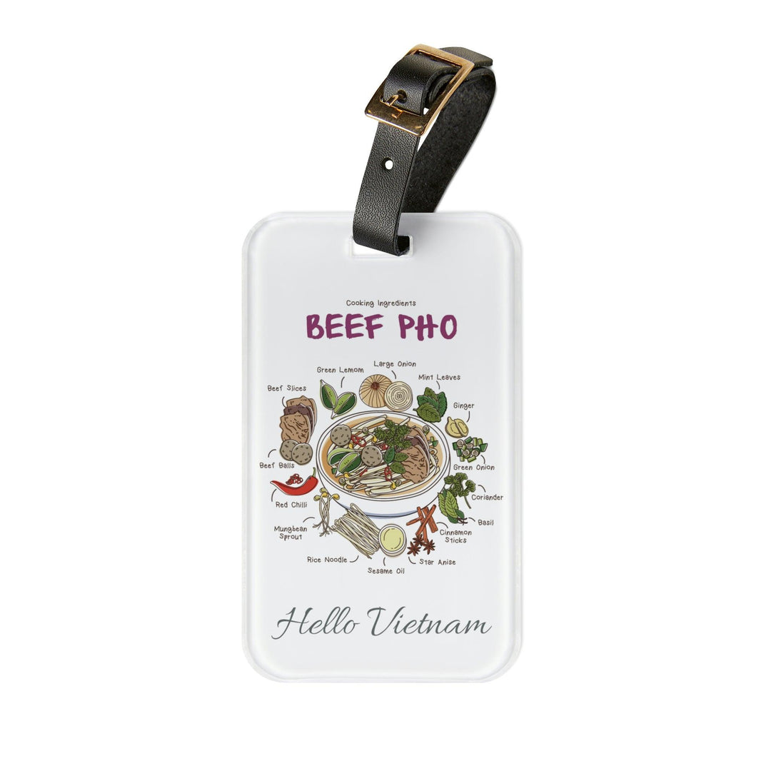 Lisslune | Personalized elegant acrylic luggage tags by Maison d'Elite – Travel with elegance