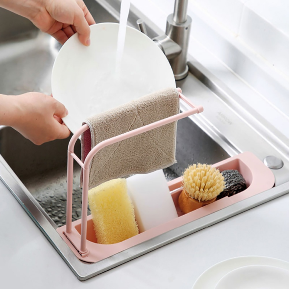 Lisslune | Adjustable Sink Storage Rack