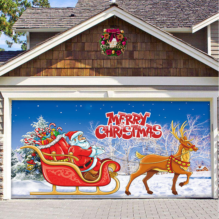 Lisslune | Christmas Carsge Door Banner Ornament