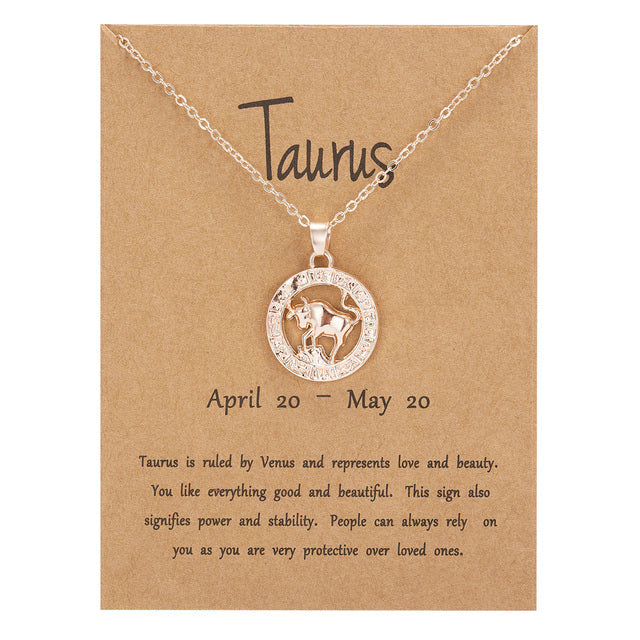 Lisslune | Constellation Rose Gold Animal Necklace