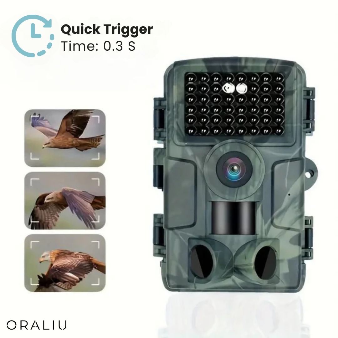 Lisslune | 4K Ultra HD Wildlife Camera – 60MP with App Control