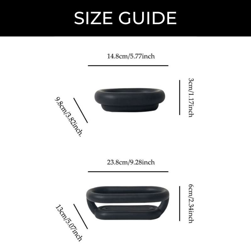 Lisslune | LUXDISH – Abstract soap dish and bathroom shelf