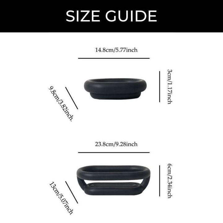 Lisslune | LUXDISH – Abstract soap dish and bathroom shelf