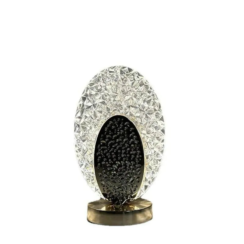 Lisslune | Modern & Luxury Peacock Table Lamp - CrystalGlow