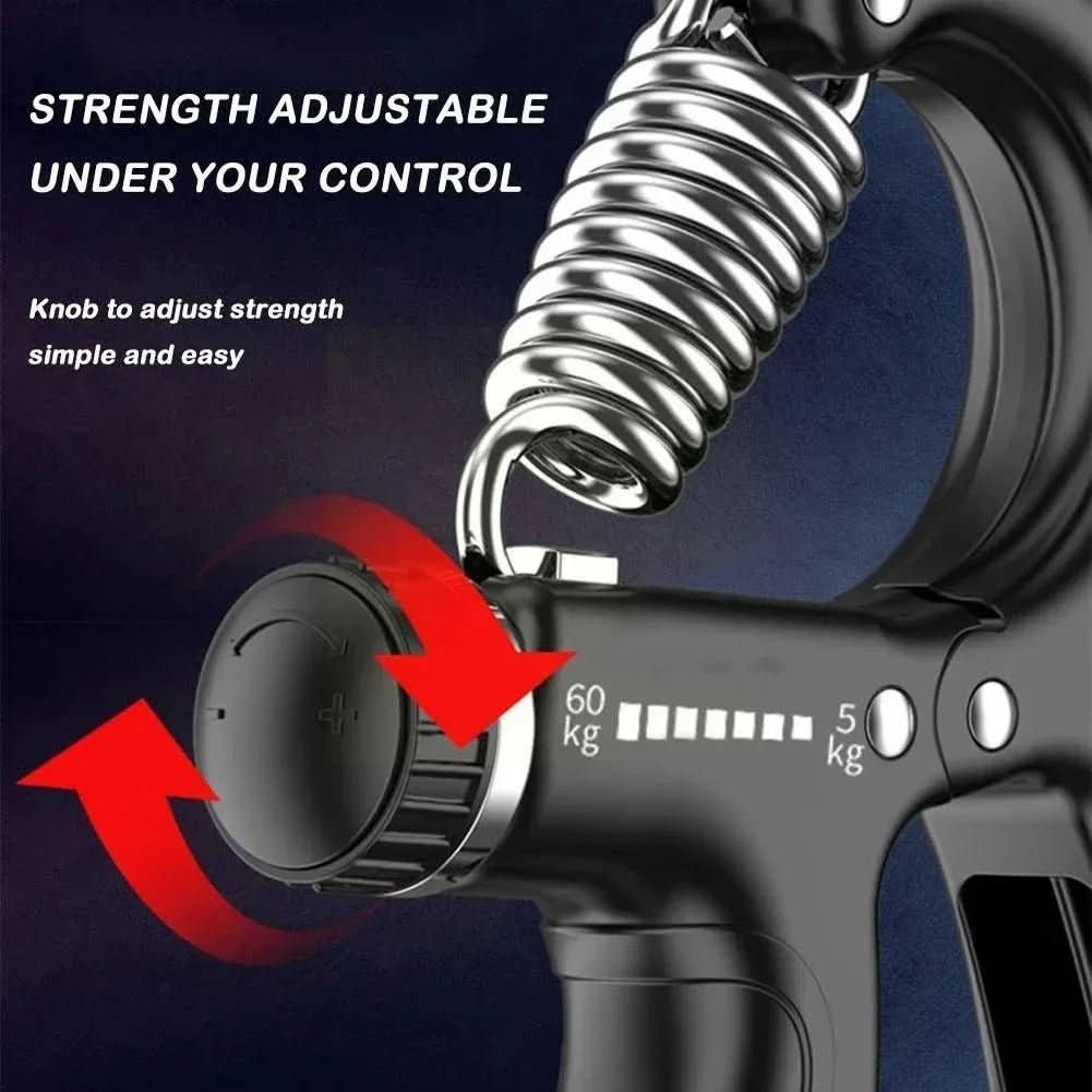 Lisslune | GripMaster – Adjustable Hand Trainer for Grip Strength & Forearm Training