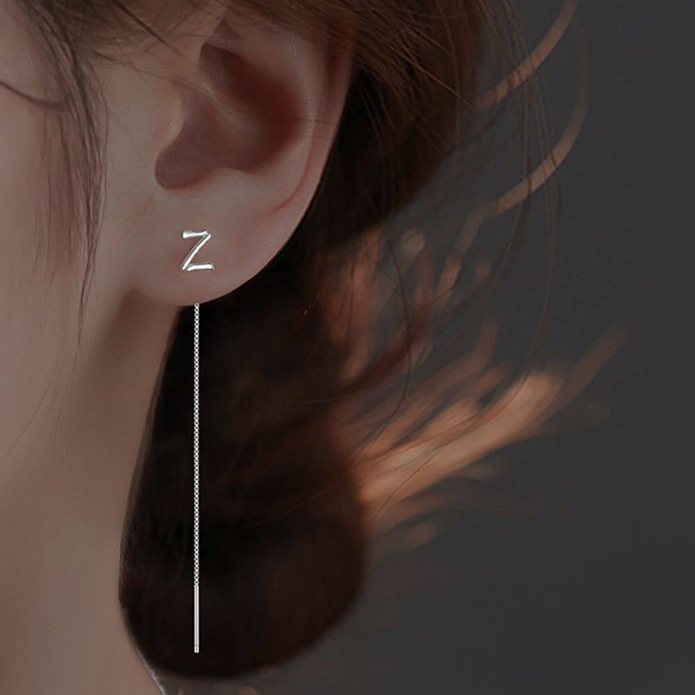 Lisslune | Shiny Alphabet Earrings