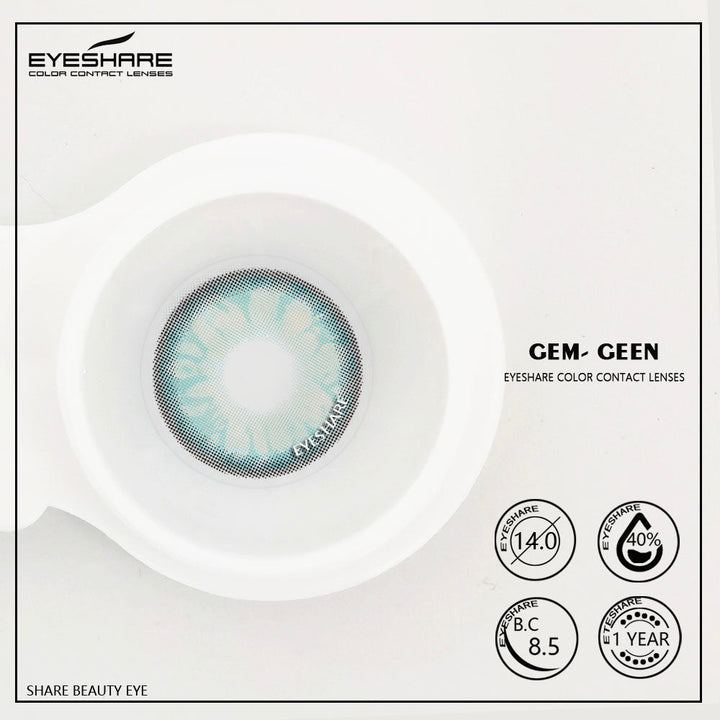 Rynx Gem Green 14.0mm 1 Pair | 1 Year