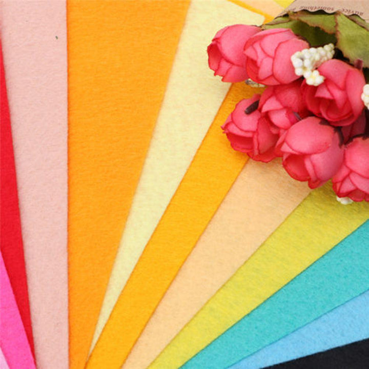Lisslune | Colorful 40-piece fleece felt crafting set for creative DIY projects