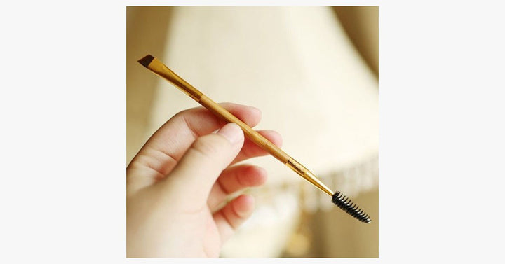 Lisslune | Double-sided eyebrow brush - Sharper eyebrows and voluminous lashes
