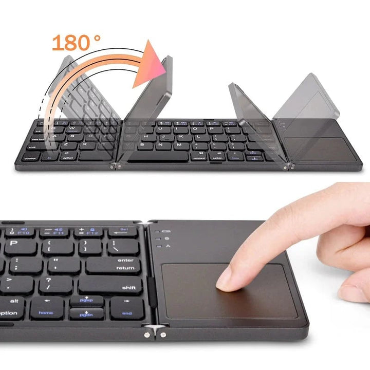 Lisslune | Foldable Bluetooth Keyboard with Touchpad