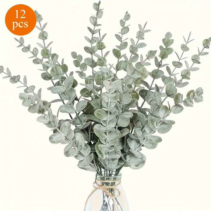 Lisslune | SpringEuca Artificial Eucalyptus – Decorative Centerpiece for Get Well or Hanukkah
