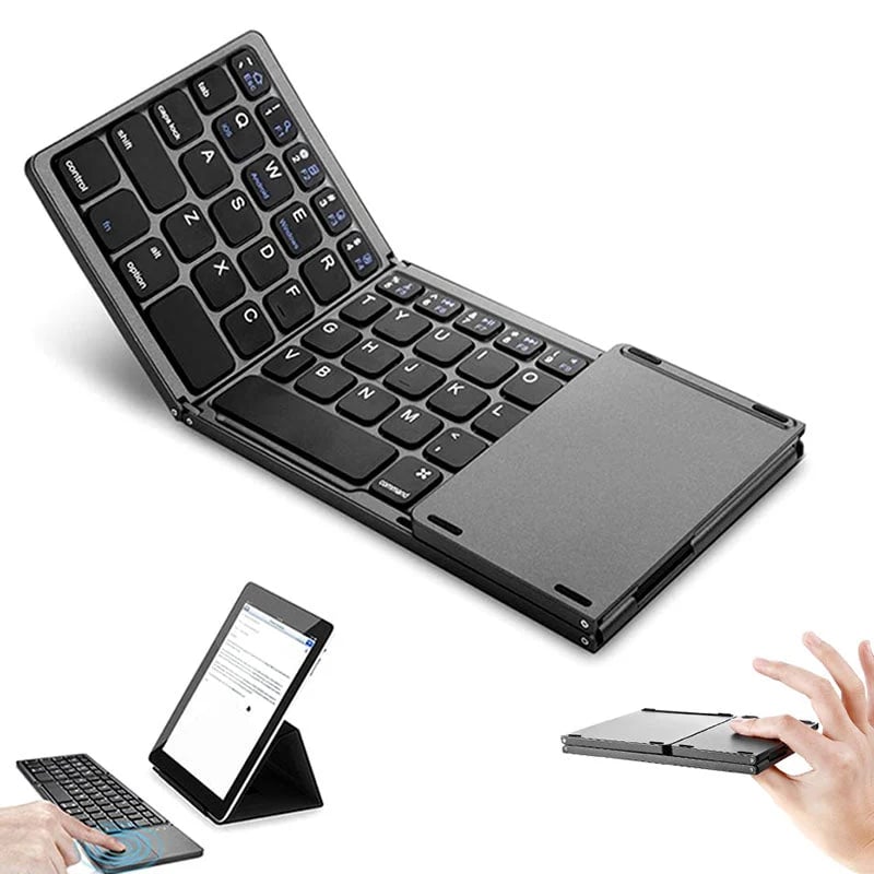 Lisslune | Foldable Bluetooth Keyboard with Touchpad