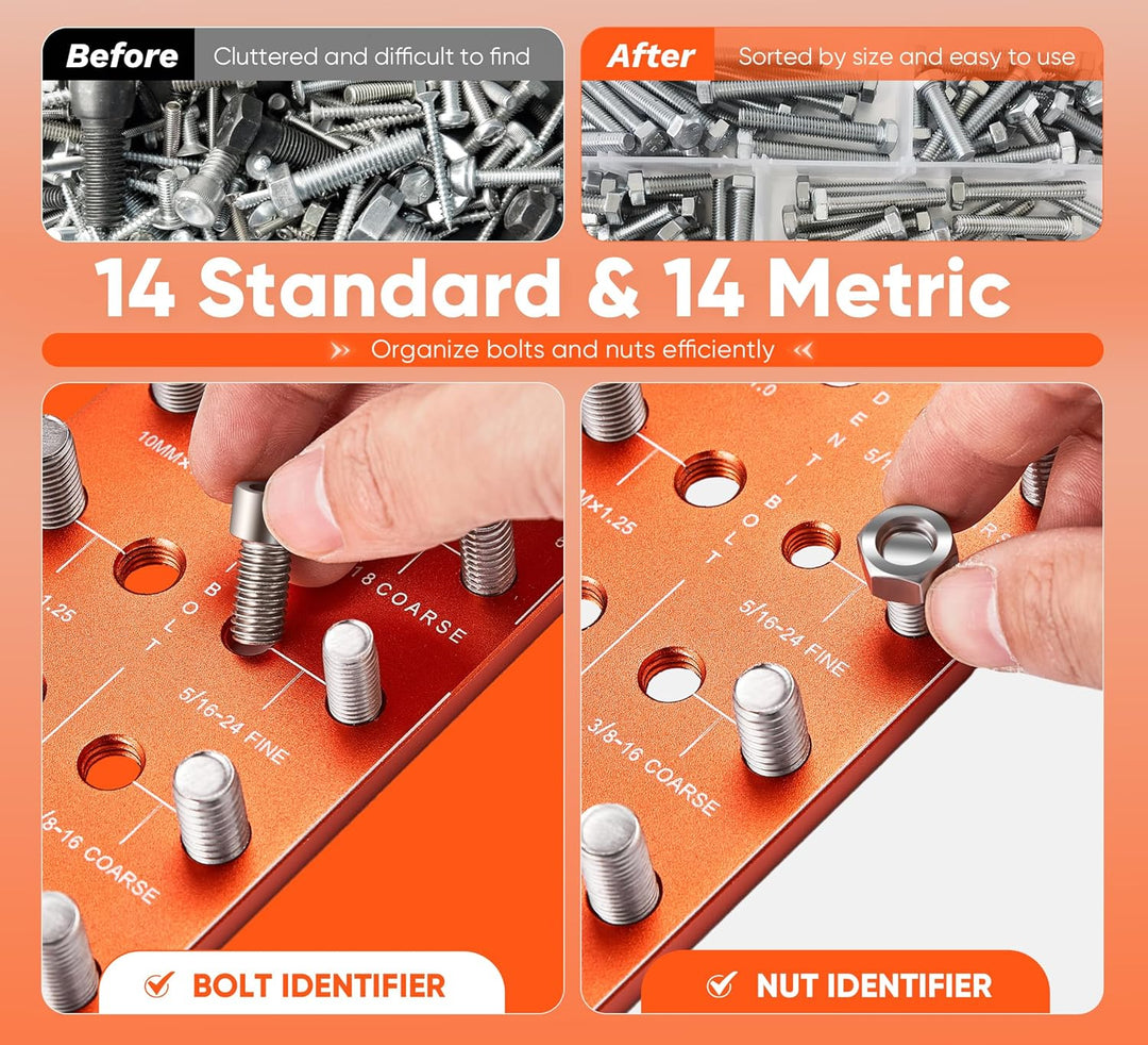 Lisslune | Nut and Bolt Thread Checker
