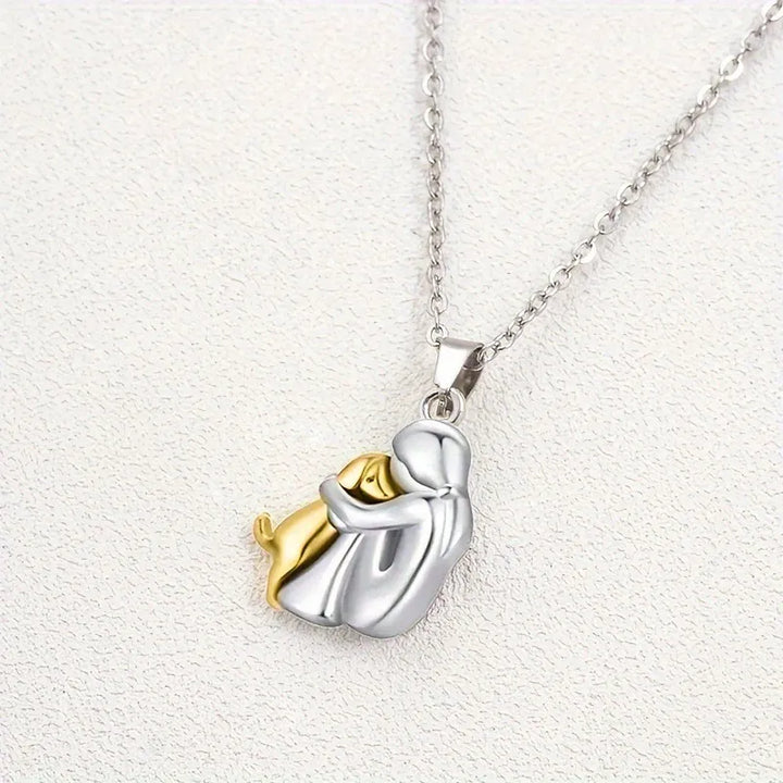 Lisslune | PawHeart Necklace – Jewelry for Dog Lovers with Paw Print