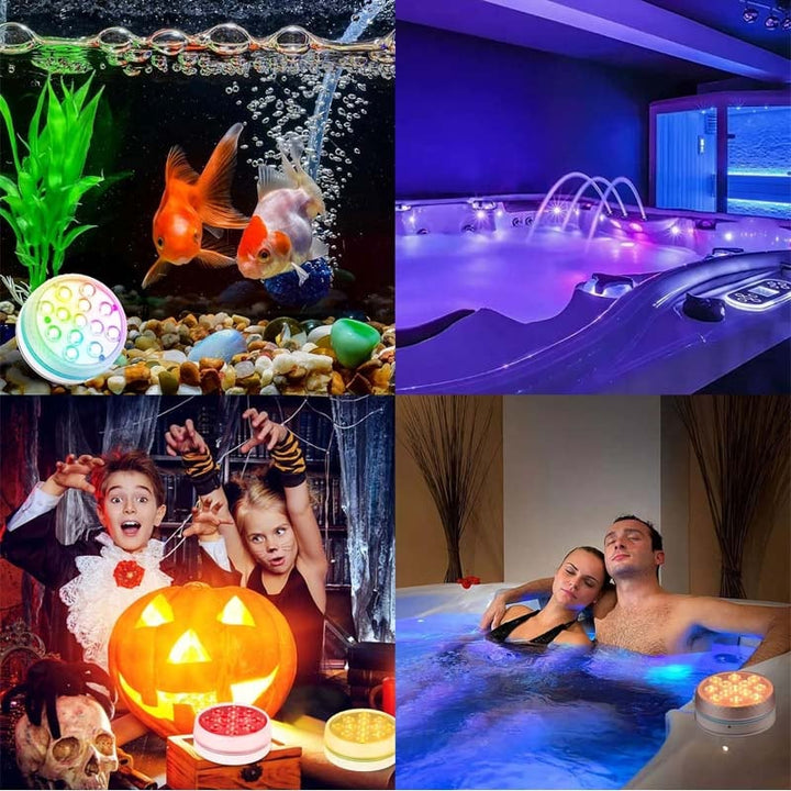 Lisslune | Double-layer waterproof self-adhesive LED pool light
