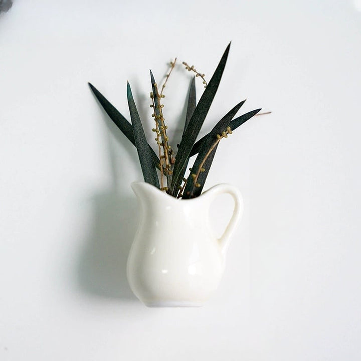 Lisslune | 3-piece set mini plant vases magnets for decorative and fresh accents