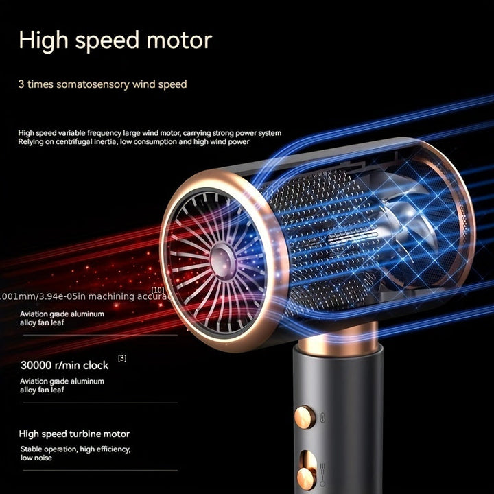 Lisslune | AeroForce | 2000W Professional Hair Dryer with Hot & Cold Air Function