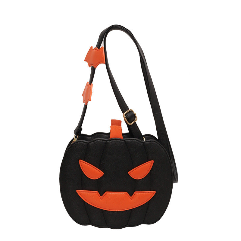 Lisslune | Halloween Messenger Bag – Minimalistic Shoulder Bag in Solid Colors