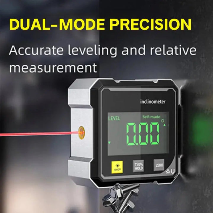 Lisslune | Precision Angle Meter AnglePro – Magnetic Digital Laser Level