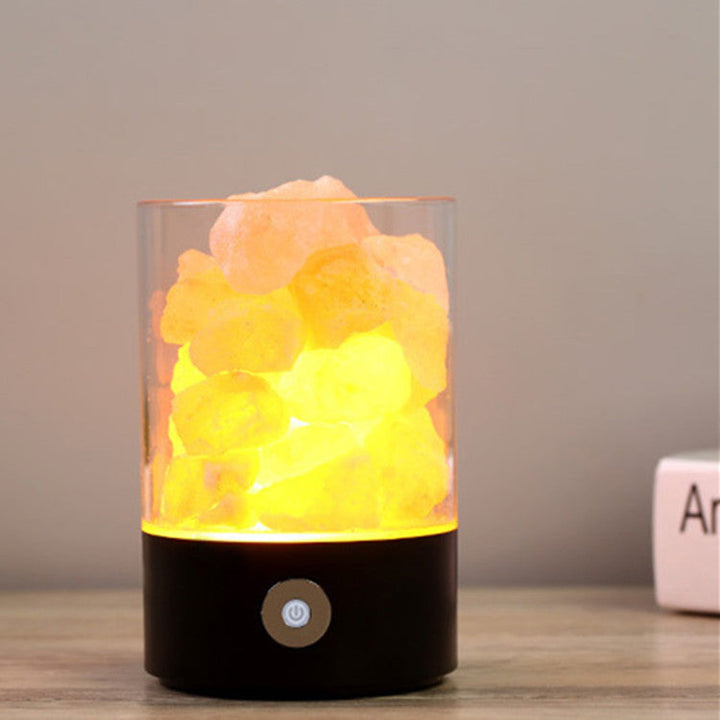 Lisslune | USB Crystal Light Himalayan Salt LED Lamp