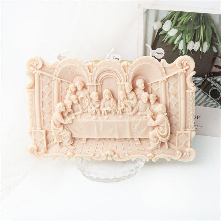 Lisslune | Exquisite Last Supper Candle Silicone Mold Set for Artistic Creations