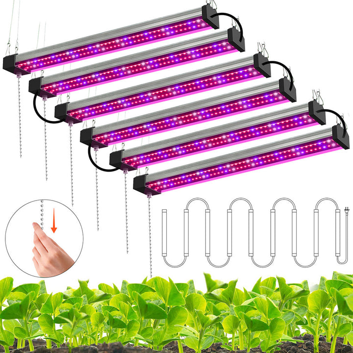 Lisslune | LED plant lamp with full spectrum lighting and pull switch for optimal plant growth