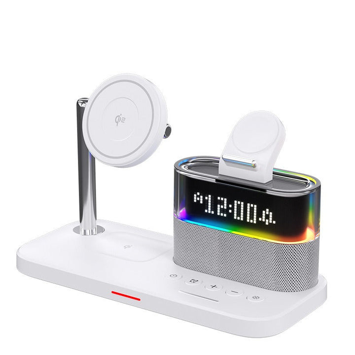 Lisslune | Magnetic wireless charging clock, sleek charging, time measurement, and comfort in one