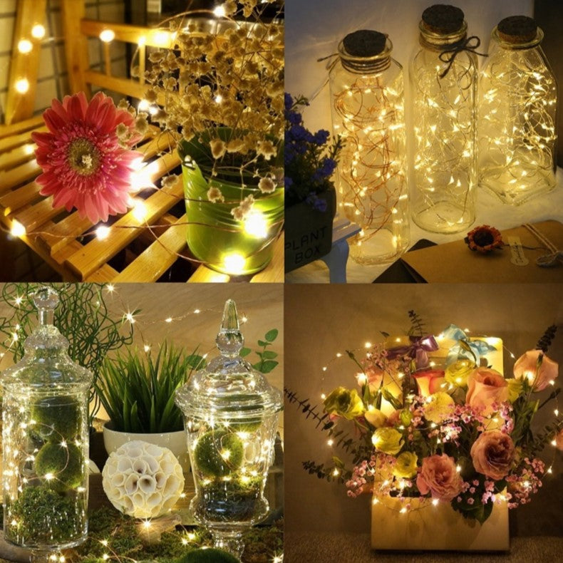 Lisslune | Royelux Solar String Lights Fairy Lights - Waterproof Outdoor LED